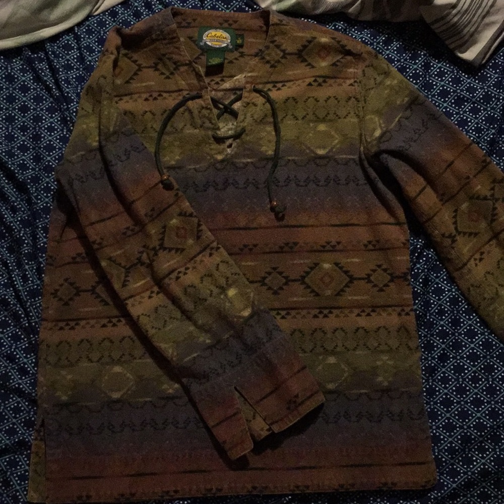 Tribal pattern pull over
